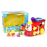 Игрушка развивающая обучающая Joy Toy 9155 Паровозик Ту-ту, буквы, цифры, формы, пианино