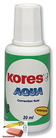 Корректирующая жидкость Kores Aqua 20 мл., водная основа