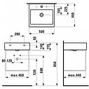 УМЫВАЛЬНИК LAUFEN LIVING CITY 50X46, фото 3