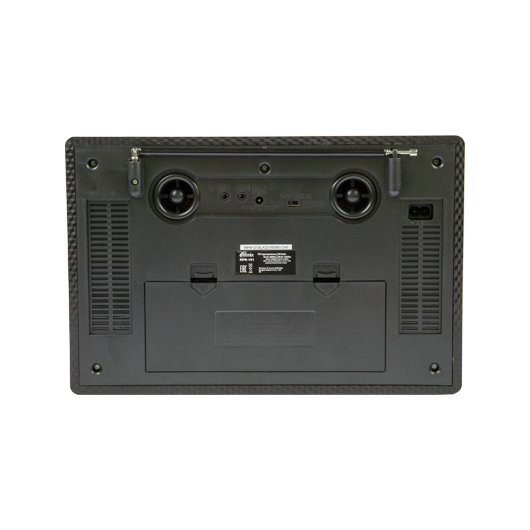 Радиоприёмник Ritmix RPR-101 Black (FM/AM/SW, USB, SD, пульт, аккумулятор, сеть 220В, 2 динамика, эквалайзер) - фото 4 - id-p54757842