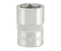 Головка торцевая 3/8" 14мм короткая CrV YT-3809