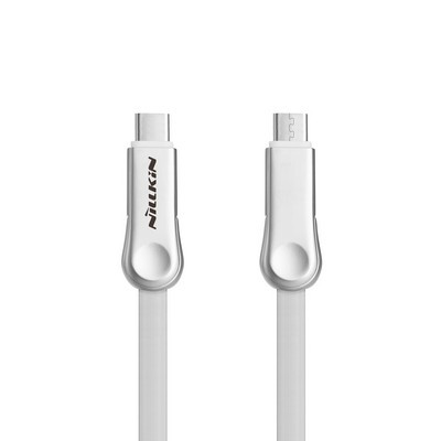 USB кабель зарядки и синхронизации Nillkin Plus III Micro USB+Type-C White - фото 3 - id-p54789952