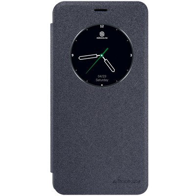 Полиуретановый чехол книга Nillkin Sparkle Leather Case Black для Meizu M3E - фото 1 - id-p54789983