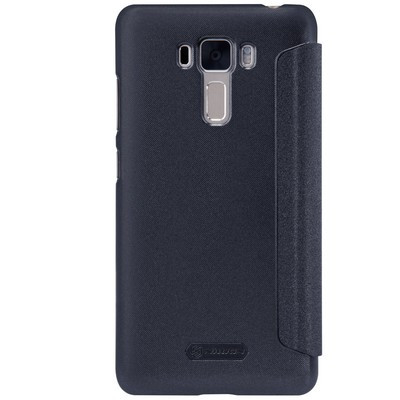 Полиуретановый чехол книга Nillkin Sparkle Leather Case Black для Asus ZenFone 3 Laser ZC551KL - фото 2 - id-p54789998