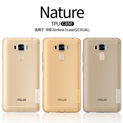 Силиконовый чехол Nillkin Nature TPU Case White для Asus ZenFone 3 Laser ZC551KL - фото 4 - id-p54790061