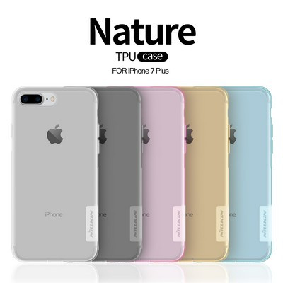 Силиконовый чехол Nillkin Nature TPU Case White для Apple iPhone 7 Plus - фото 4 - id-p54790072