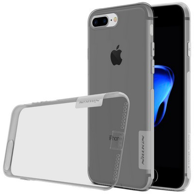 Силиконовый чехол Nillkin Nature TPU Case Grey для Apple iPhone 7 Plus - фото 3 - id-p54790073