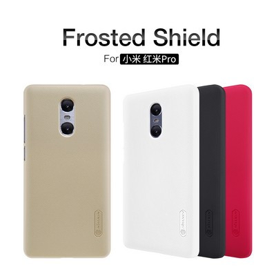 Пластиковый чехол с пленкой Nillkin Super Frosted Shield Black для Xiaomi RedMi Pro - фото 4 - id-p54790080