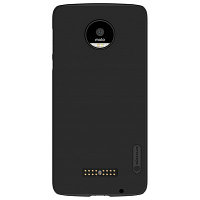 Пластиковый чехол с пленкой Nillkin Super Frosted Shield Black для Motorola Moto Z