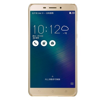 Пластиковый чехол с пленкой Nillkin Super Frosted Shield Gold для Asus ZenFone 3 Laser ZC551KL - фото 2 - id-p54790120