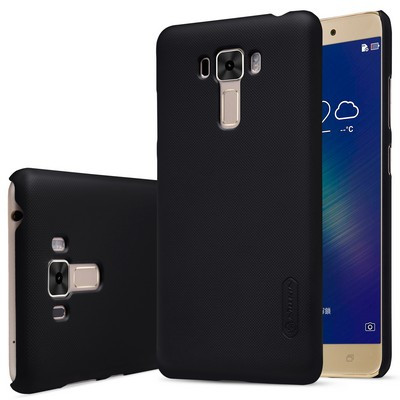 Пластиковый чехол с пленкой Nillkin Super Frosted Shield Black для Asus ZenFone 3 Laser ZC551KL - фото 3 - id-p54790121