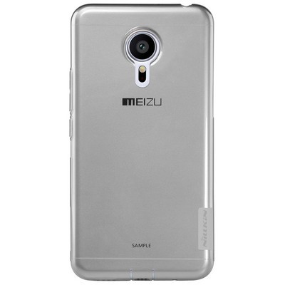 Силиконовый чехол Nillkin Nature TPU Case Grey для Meizu Pro 5 - фото 1 - id-p54790191