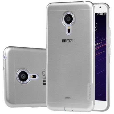 Силиконовый чехол Nillkin Nature TPU Case Grey для Meizu Pro 5 - фото 3 - id-p54790191