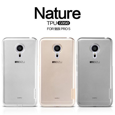 Силиконовый чехол Nillkin Nature TPU Case Grey для Meizu Pro 5 - фото 4 - id-p54790191