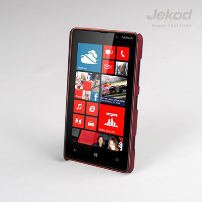 Пластиковый чехол накладка Jekod Red для Nokia Lumia 820 - фото 1 - id-p54790238