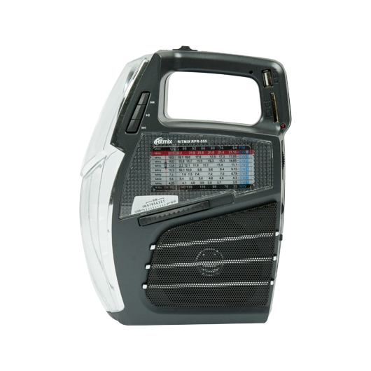 Радиоприёмник Ritmix RPR-555 (FM/AM/SW, USB, SD, 2 фонаря, аккумулятор, сеть 220В) - фото 2 - id-p54790980