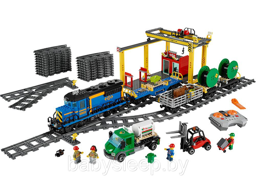 Конструктор ЛЕГО. LEGO City 60052 "Грузовой поезд". Бесплатная доставка. - фото 7 - id-p54803357
