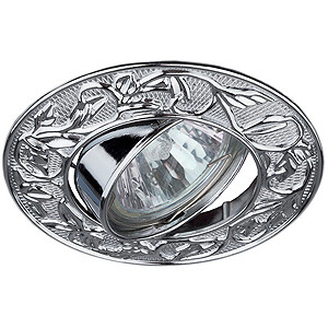 Светильник KL11A CH ЭРА литой пов. "лианы" MR16,12V/220V, 50W хром