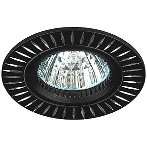 Светильник KL31 АL/BK ЭРА алюминивый MR16,12V/220V, 50W черный/серебро - фото 1 - id-p54946411