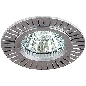 Светильник KL31 АL/SL ЭРА алюминивый MR16,12V/220V, 50W серебро - фото 1 - id-p54946416