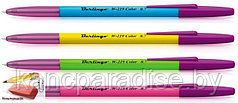 Ручка шариковая Berlingo W-219 Color, 0,7 мм., синяя