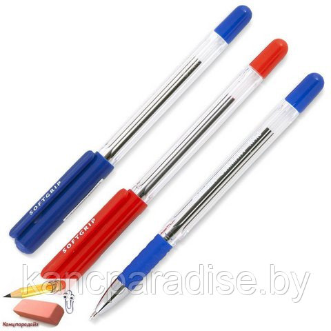 Ручка шариковая Stanger Softgrip M1, красная, арт.18000300005 - фото 1 - id-p54947738