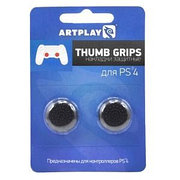 Накладки на стики Dualshock 4 Thumb Grips защитные  (2 шт) РСТ черный Artplays