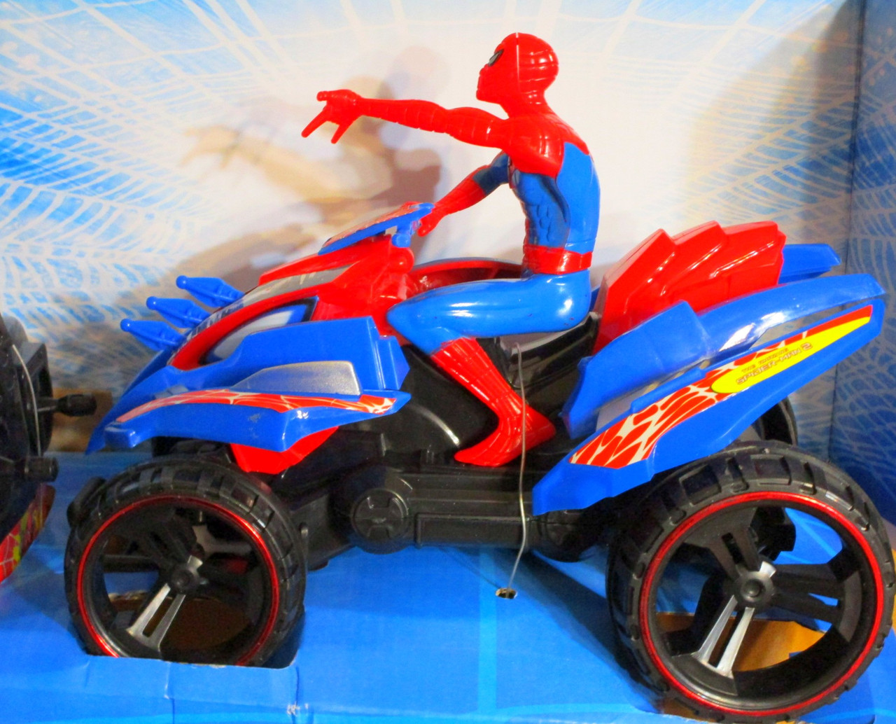 Радиоуправляемый квадроцикл+свет Spiderman человека паука арт.3268 - фото 2 - id-p54970951