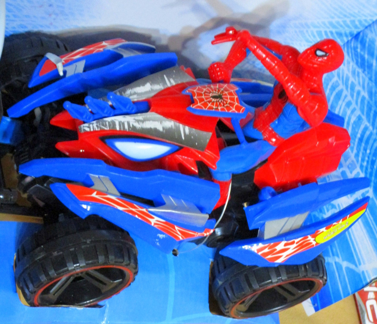 Радиоуправляемый квадроцикл+свет Spiderman человека паука арт.3268 - фото 4 - id-p54970951