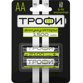 Аккумуляторная батарея ТРОФИ HR6-2BL 1500mAh