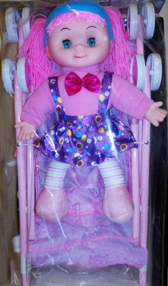 Коляска для кукол с куклой 899-175 - фото 3 - id-p54977272