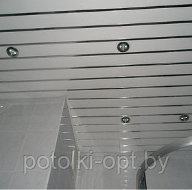 Реечный потолок "Албес" белый матовый (немецкий дизайн)