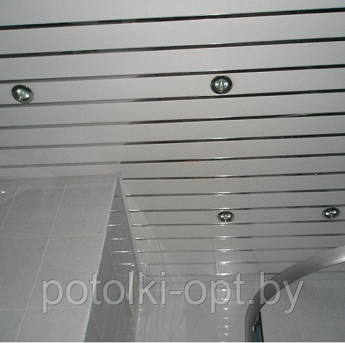 Реечный потолок "Албес" белый матовый (немецкий дизайн) - фото 1 - id-p2266492