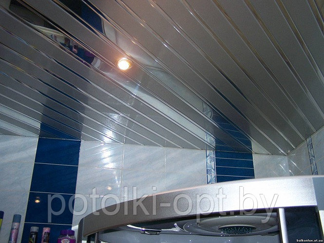Реечный потолок "Албес" металлик (немецкий дизайн) - фото 2 - id-p4434504