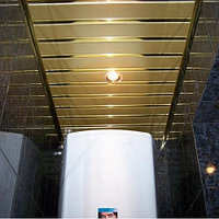 Реечный потолок "Албес" золотой металлик(S-дизайн)