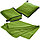 Плед-подушка зеленого цвета для нанесения логотипа, фото 2