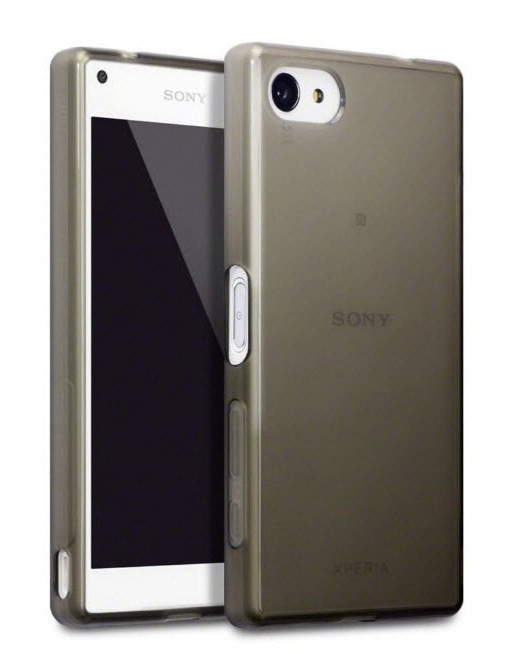 Чехол-накладка для Sony Xperia X compact (силикон) темно-серый