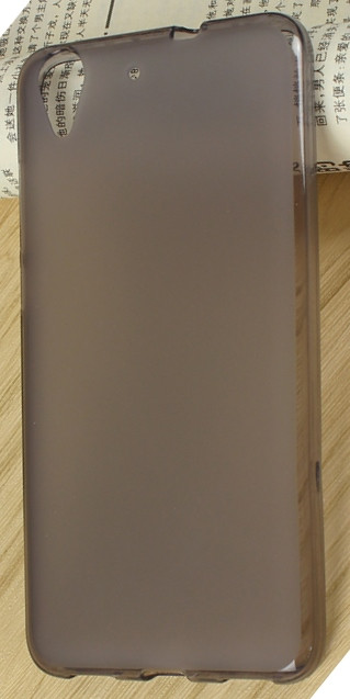Чехол-накладка для Huawei Y6 II / Y6 2 [CAM-L21] (силикон) темно-серый