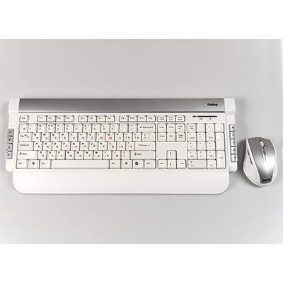 Беспроводной набор клавиатура + оптическая мышь Dialog Katana KMROK-0517U White - фото 1 - id-p55042337