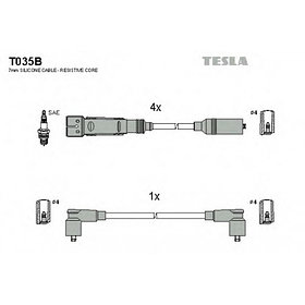 Провода высоковольтные TESLA VW 85-94 (4 цил. с мет.нак.)