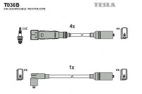 Провода высоковольтные TESLA VW Passat 2.0i 91-94