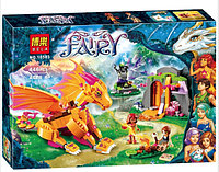 Конструктор Эльфы Elves Лавовая пещера дракона огня 10503, 446 дет, аналог LEGO Elves 41175