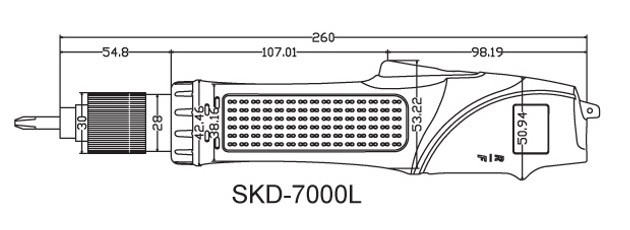 Винтоверт Kilews SKD-7000L(B) + силовой контроллер Kilews SKP-32HL - фото 2 - id-p25382073