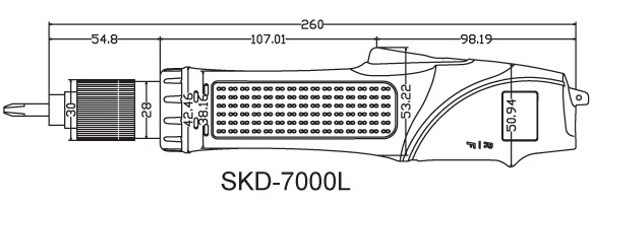 Винтоверт Kilews SKD-7000L(B) + силовой контроллер Kilews SKP-32VR - фото 2 - id-p55083090