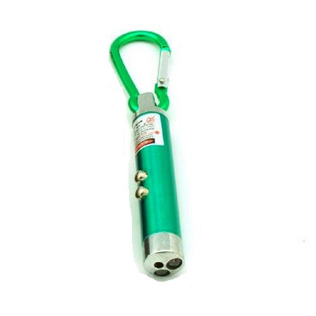 Лазерная указка, светодиодный и УФ фонарик 3 в 1 (зелёный) - фото 1 - id-p55101600