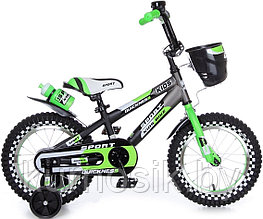 Детский велосипед Tornado Sport new 16" (от 4 до 6 лет) зеленый