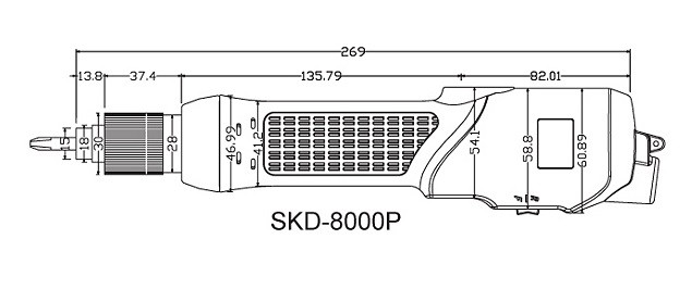 Винтоверт Kilews SKD-8300P(B) + силовой контроллер Kilews SKP-32VR - фото 2 - id-p25382888