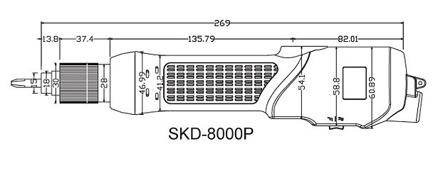 Винтоверт Kilews SKD-8300P(B) ESD + силовой контроллер Kilews SKP-32VR