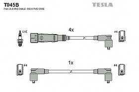 Провода высоковольтные TESLA VW Golf 1.6 ABU 92-