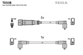 Провода высоковольтные TESLA Audi 80,100 2.2i,2.3i 5-цил.